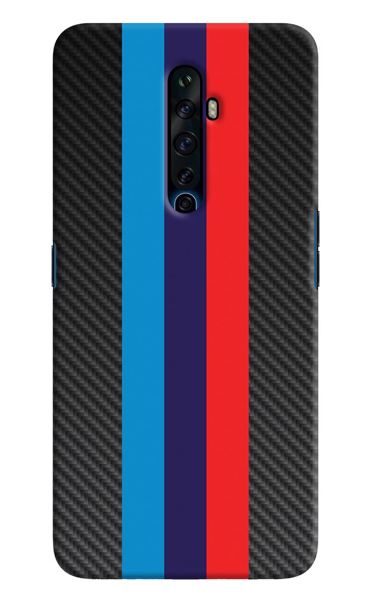 BMW Stripes Pattern Oppo Reno2 Z Hard Case Back Cover by Casekaro