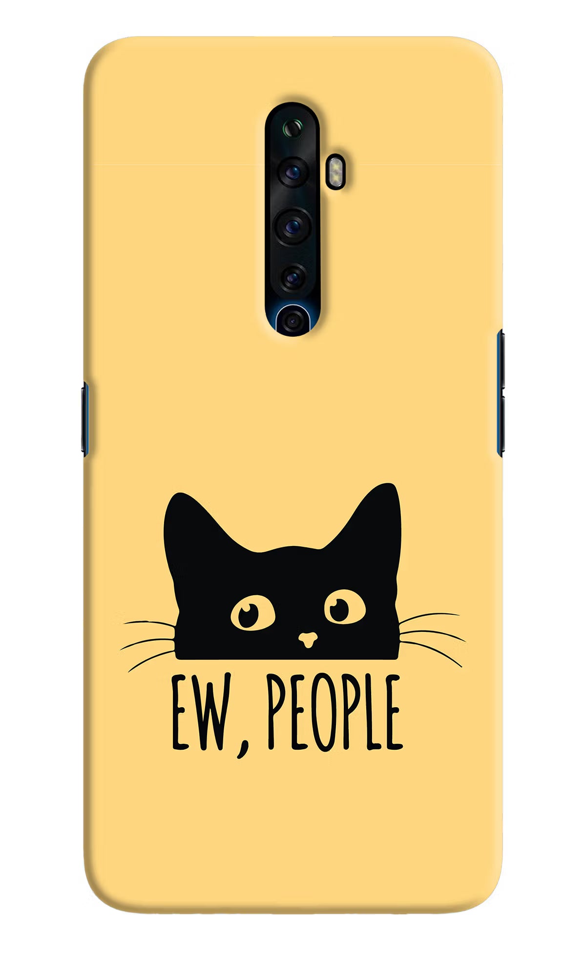 Ew People Catitude Oppo Reno2 Z Hard Case Back Cover by Casekaro