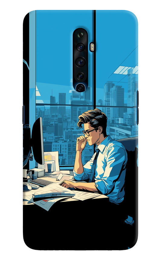 Focused Hustler (AI Generated) Oppo Reno2 Z Hard Case Back Cover by Casekaro