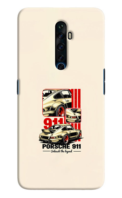 Classic Porsche 911 Oppo Reno2 Z Back Cover