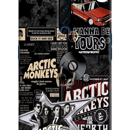 Arctic Monkeys Oppo Reno2 Z Hard Case Back Cover by Casekaro