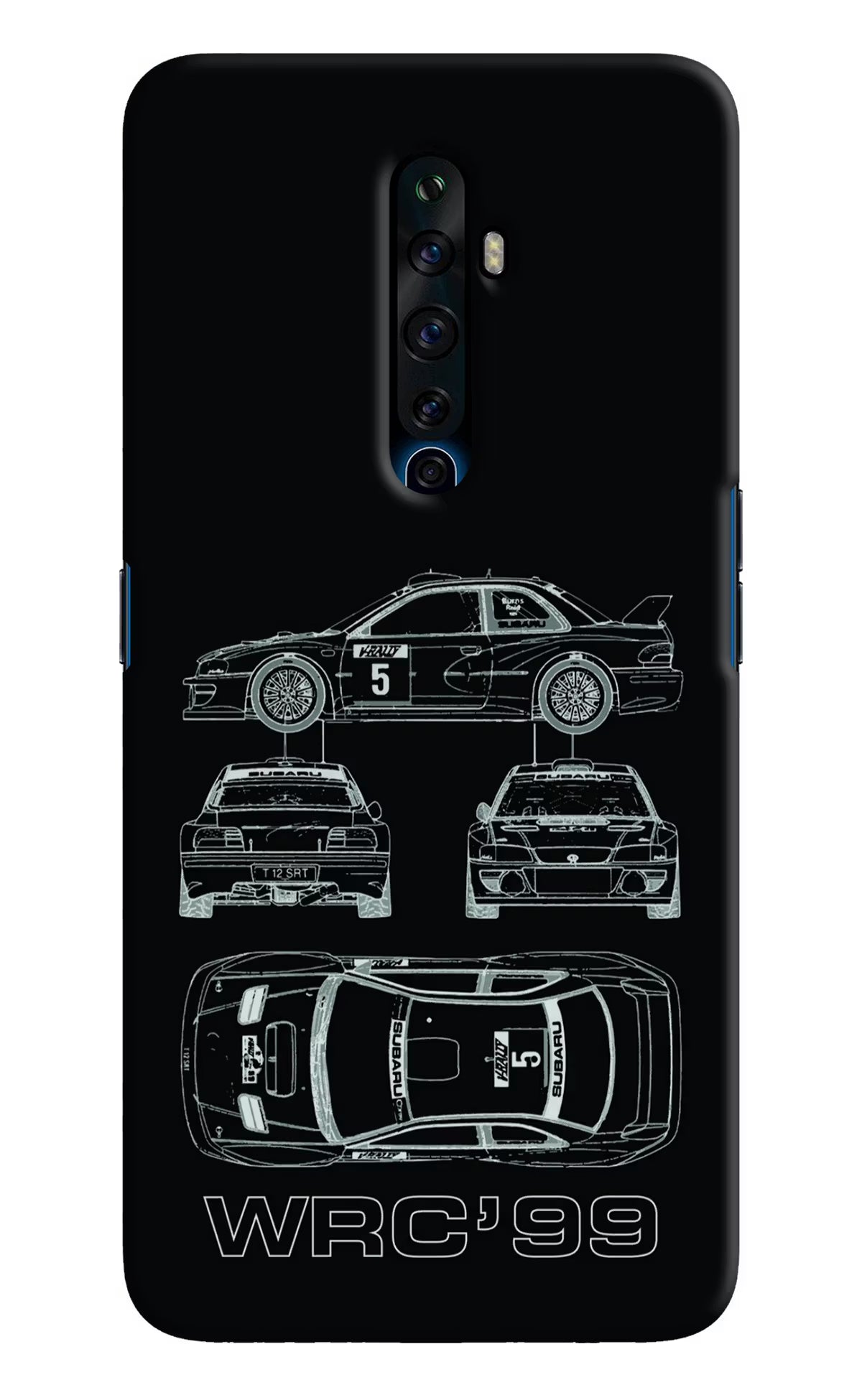 WRC'99 Oppo Reno2 Z Hard Case Back Cover by Casekaro