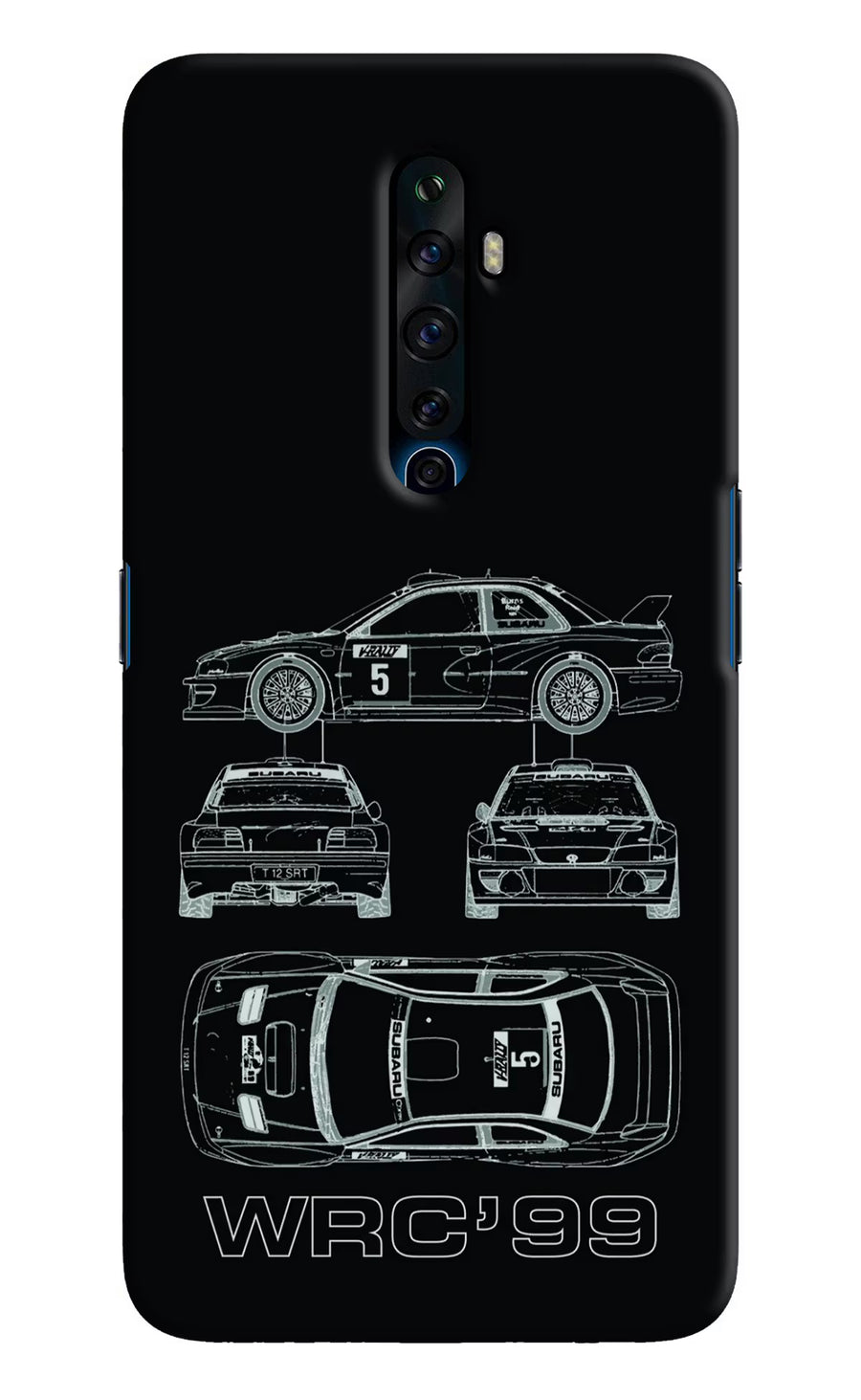 WRC'99 Oppo Reno2 Z Back Cover, Hard case