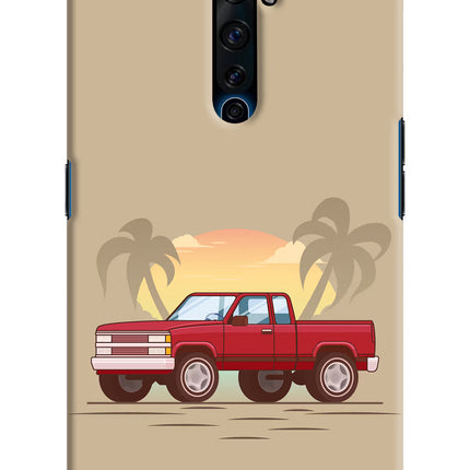 Desert Classic Drive Oppo Reno2 Z Hard Case Back Cover by Casekaro
