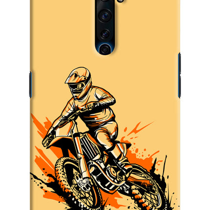 Off-Road Fury Oppo Reno2 Z Hard Case Back Cover by Casekaro