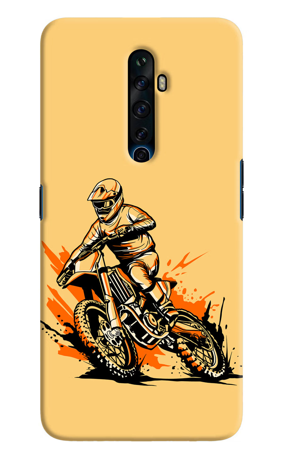 Off-Road Fury Oppo Reno2 Z Back Cover, Hard case