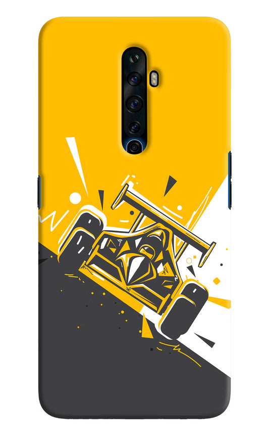 Track King Oppo Reno2 Z Hard Case Back Cover by Casekaro