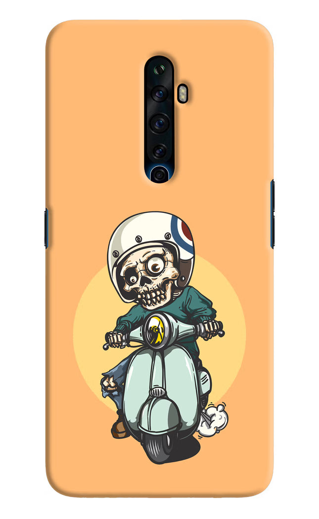 Undead Biker Oppo Reno2 Z Hard Case Back Cover by Casekaro