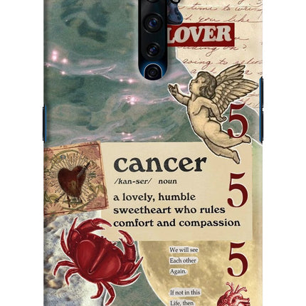 Cancer Zodiac Oppo Reno2 Z Hard Case Back Cover by Casekaro