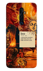 Leo Zodiac Oppo Reno2 Z Hard Case Back Cover by Casekaro