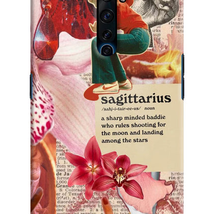 Sagittarius Zodiac Oppo Reno2 Z Hard Case Back Cover by Casekaro