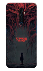 Ordinary Things Dark Side Oppo Reno2 Z Hard Case Back Cover by Casekaro