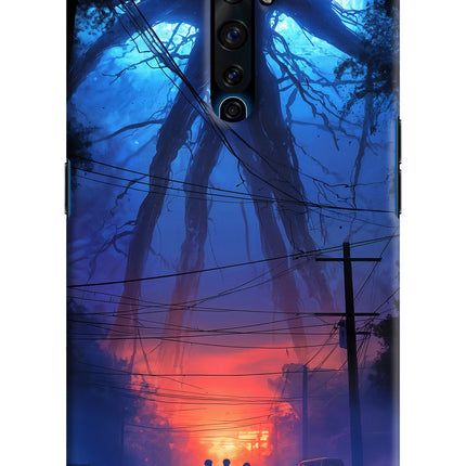 Ordinary Things Shadow Oppo Reno2 Z Hard Case Back Cover by Casekaro