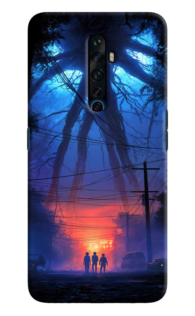 Ordinary Things Shadow Oppo Reno2 Z Hard Case Back Cover by Casekaro