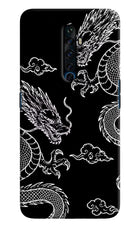 Twin Dragons Oppo Reno2 Z Hard Case Back Cover by Casekaro