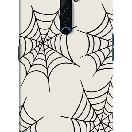 Spider Web Oppo Reno2 Z Hard Case Back Cover by Casekaro