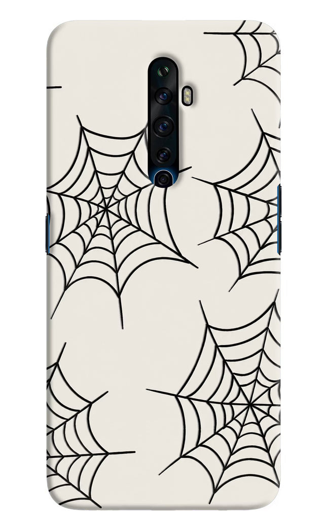 Spider Web Oppo Reno2 Z Hard Case Back Cover by Casekaro