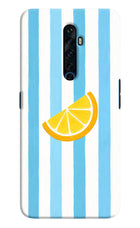 Summer Lemon Oppo Reno2 Z Hard Case Back Cover by Casekaro