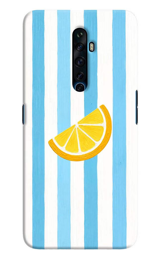 Summer Lemon Oppo Reno2 Z Hard Case Back Cover by Casekaro