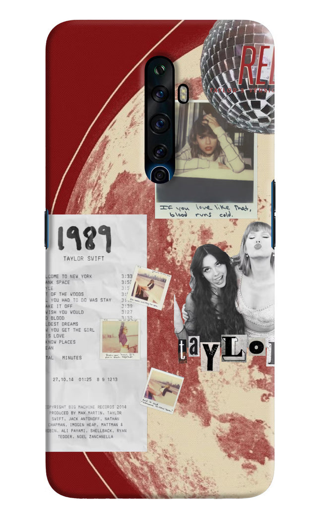 Taylor Swift Oppo Reno2 Z Hard Case Back Cover by Casekaro