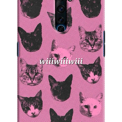 Pink Cats Oppo Reno2 Z Hard Case Back Cover by Casekaro