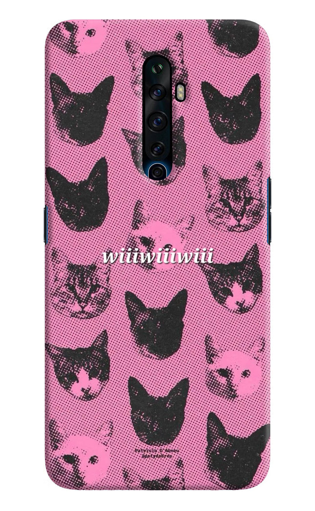 Pink Cats Oppo Reno2 Z Hard Case Back Cover by Casekaro