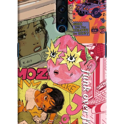Funkover Oppo Reno2 Z Hard Case Back Cover by Casekaro