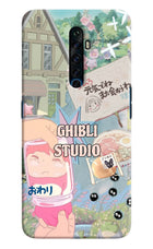 Studio Ghibli Oppo Reno2 Z Hard Case Back Cover by Casekaro