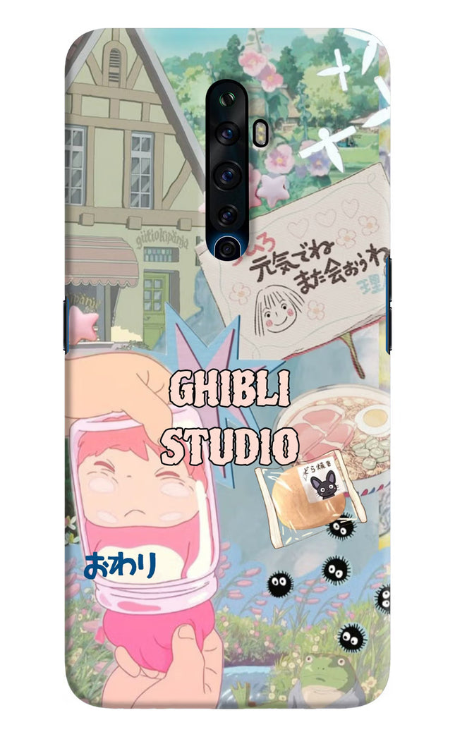Studio Ghibli Oppo Reno2 Z Hard Case Back Cover by Casekaro