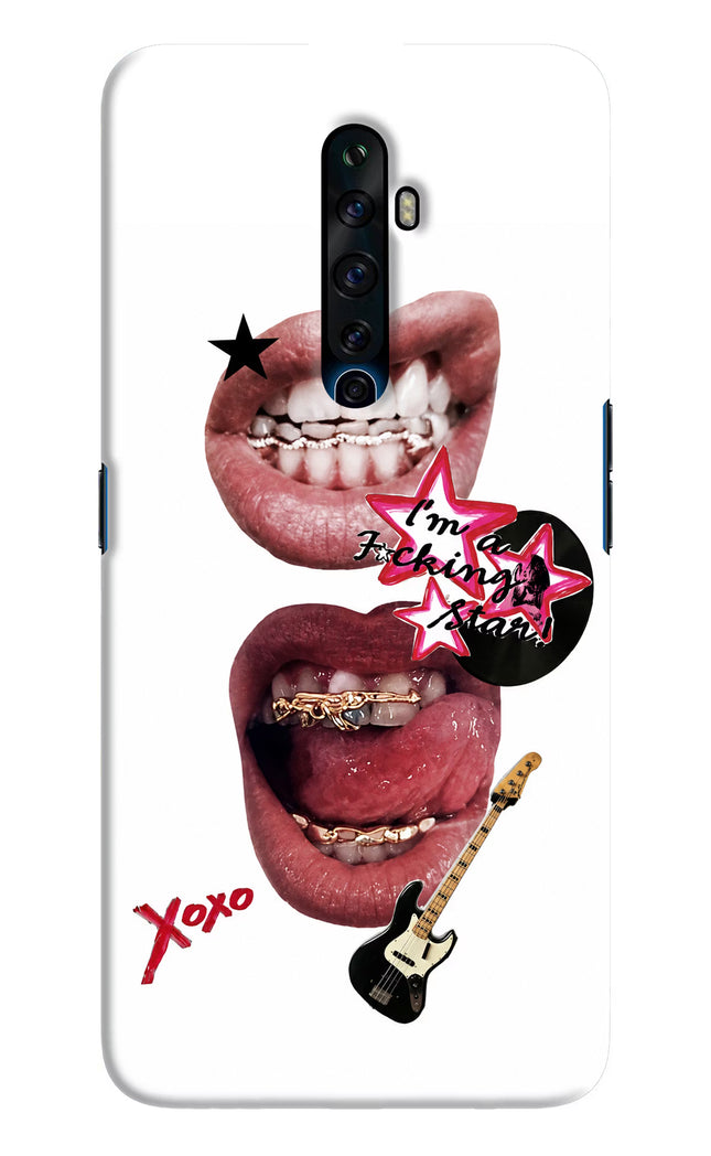 Rockstar Oppo Reno2 Z Hard Case Back Cover by Casekaro