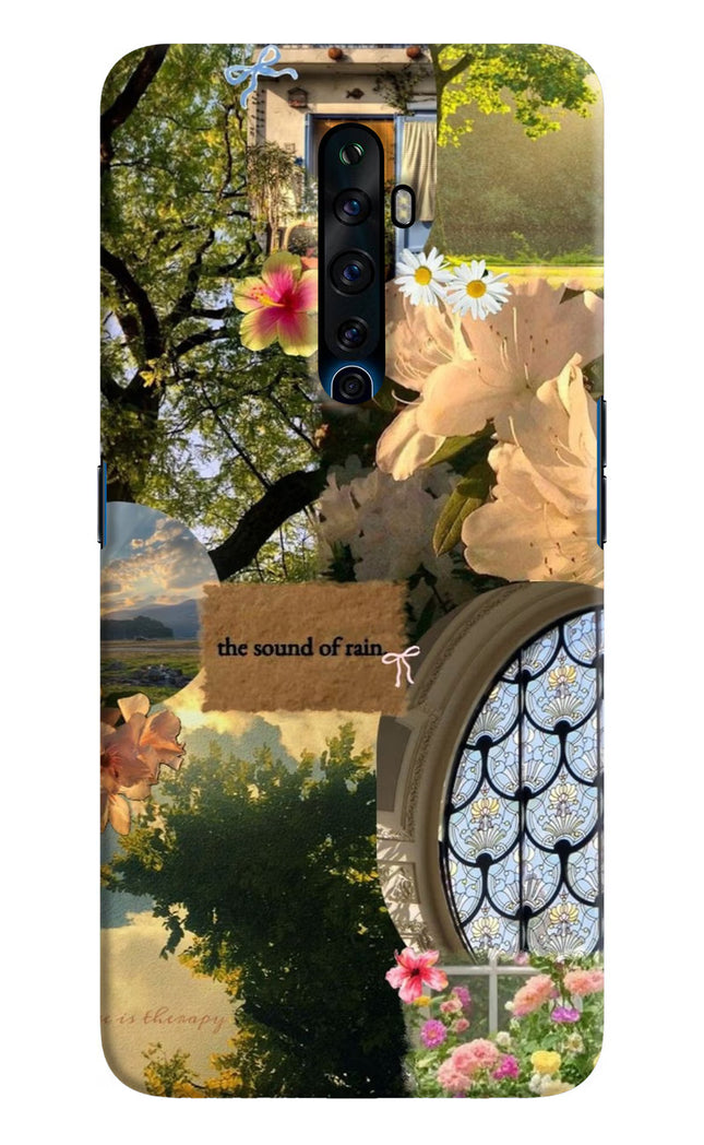 Rain Oppo Reno2 Z Hard Case Back Cover by Casekaro