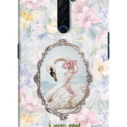 Pretty Mind Pretty Soul Oppo Reno2 Z Hard Case Back Cover by Casekaro