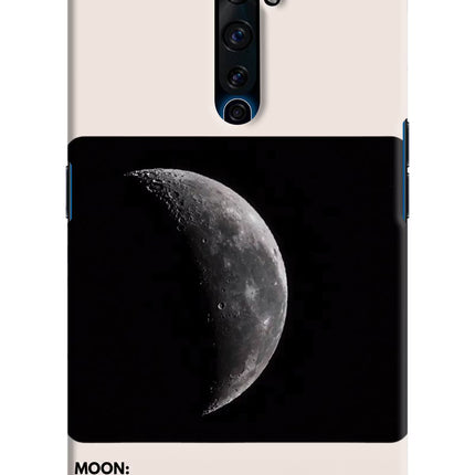 Moon Phase Oppo Reno2 Z Hard Case Back Cover by Casekaro