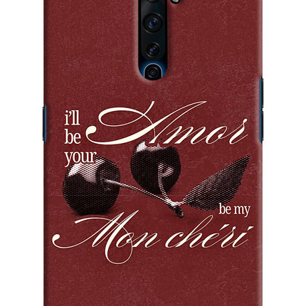 Velvet Cherry Oppo Reno2 Z Hard Case Back Cover by Casekaro
