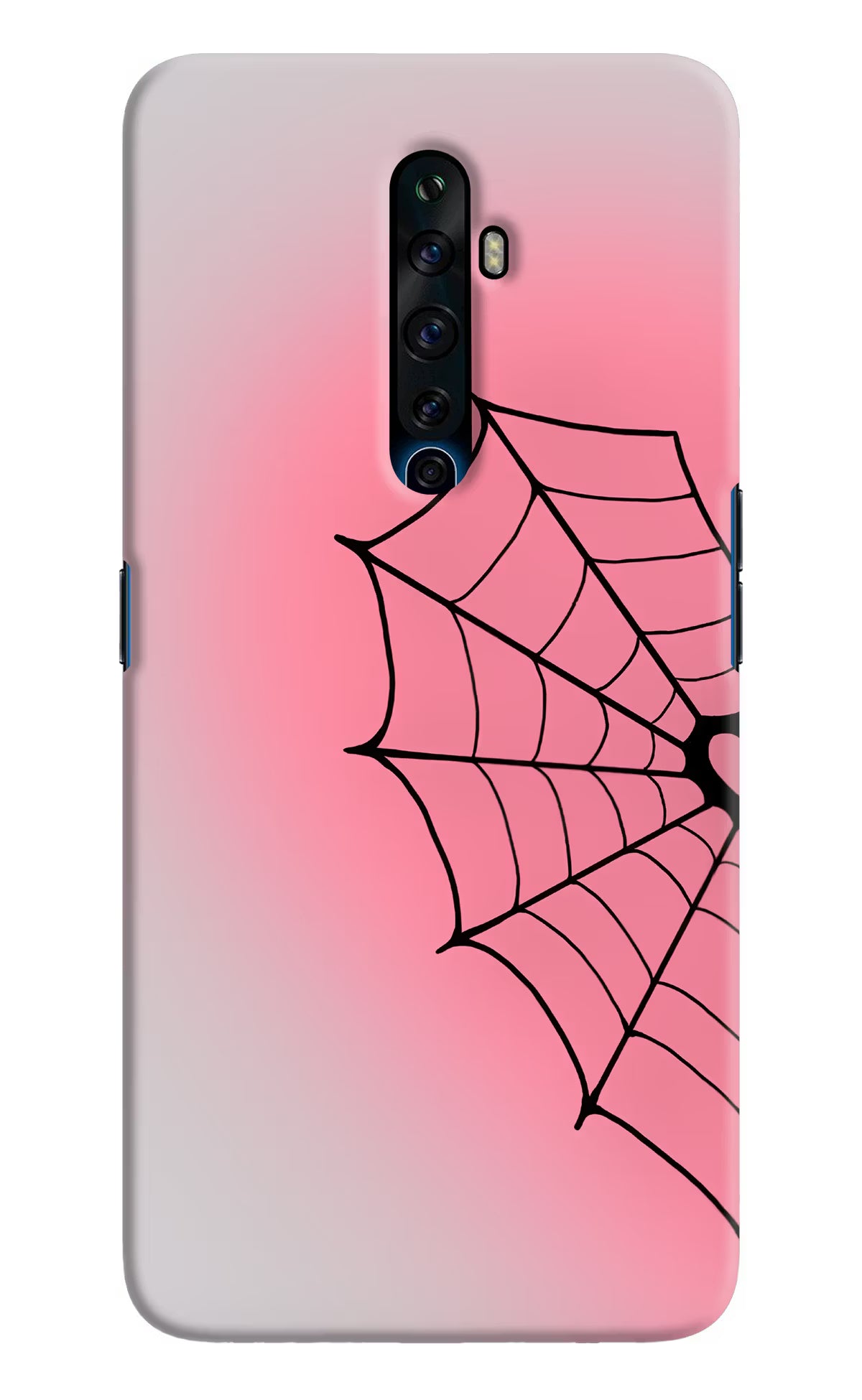 Pink Web Oppo Reno2 Z Back Cover