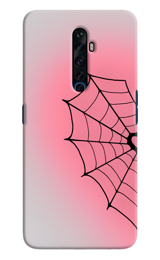 Pink Web Oppo Reno2 Z Hard Case Back Cover by Casekaro