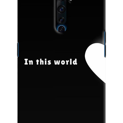 This World Oppo Reno2 Z Hard Case Back Cover by Casekaro