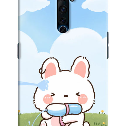 Bunny Treat Oppo Reno2 Z Hard Case Back Cover by Casekaro