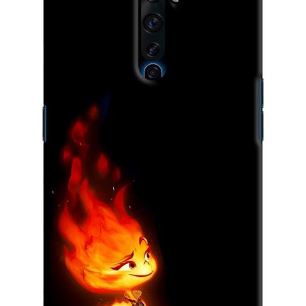 Ember Flame Oppo Reno2 Z Hard Case Back Cover by Casekaro
