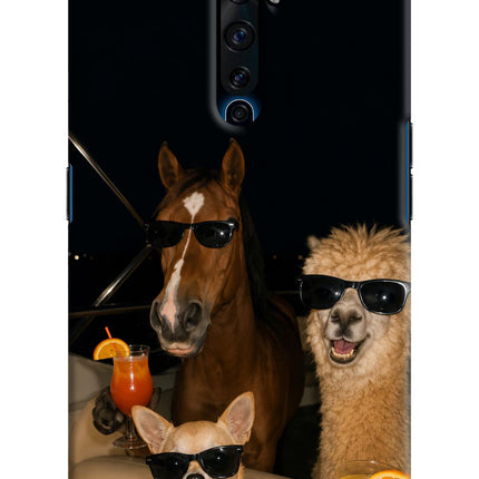 Party Squad Oppo Reno2 Z Hard Case Back Cover by Casekaro