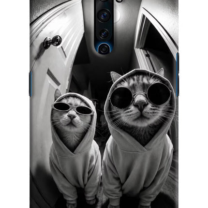 Hood Cats Oppo Reno2 Z Hard Case Back Cover by Casekaro