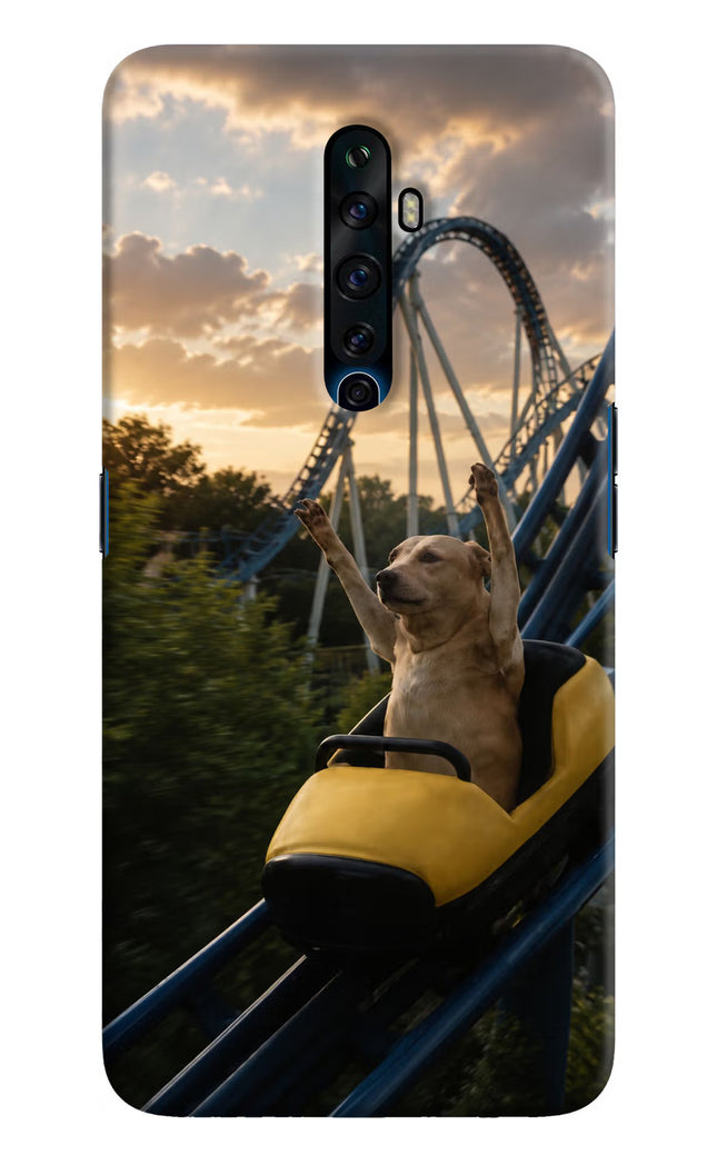Rollercoaster Dog Oppo Reno2 Z Hard Case Back Cover by Casekaro
