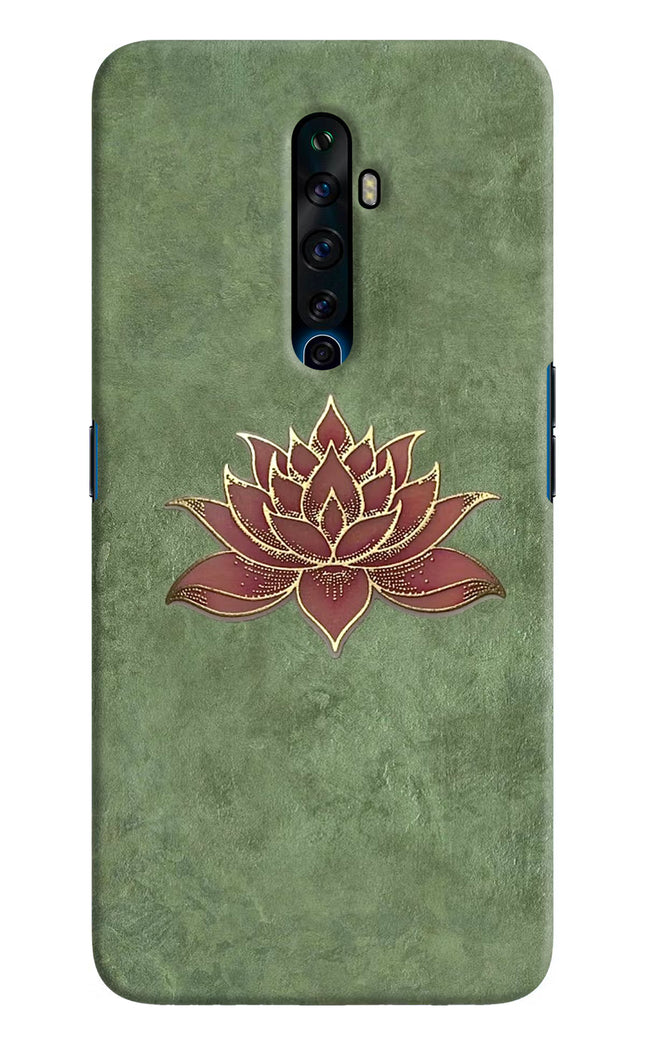 Lotus Grace Oppo Reno2 Z Hard Case Back Cover by Casekaro