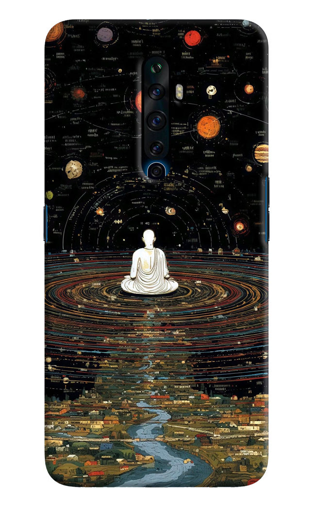 Space Monk Oppo Reno2 Z Hard Case Back Cover by Casekaro