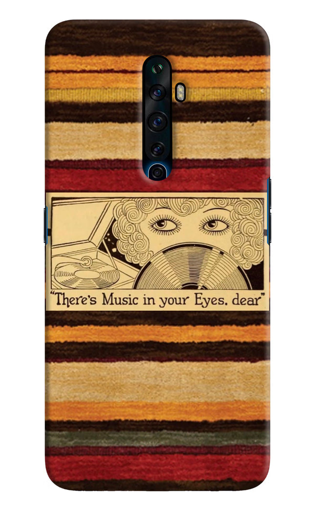 Vinyl Stripes Oppo Reno2 Z Hard Case Back Cover by Casekaro