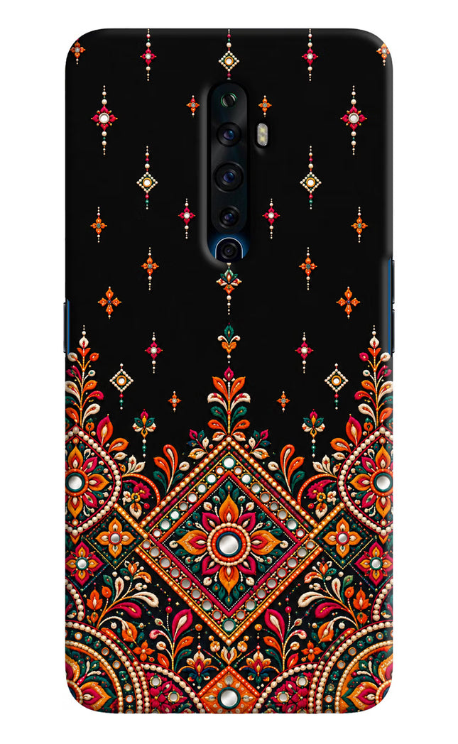 Noir Mehfil Oppo Reno2 Z Hard Case Back Cover by Casekaro