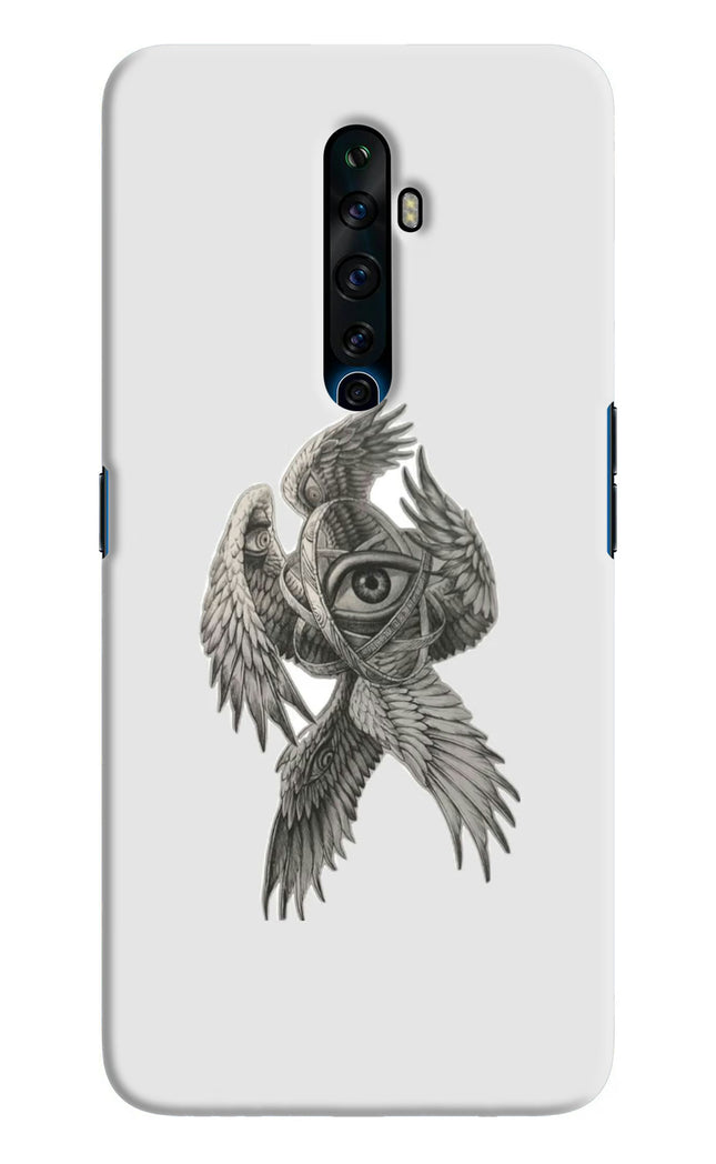 Accurate Angel Oppo Reno2 Z Hard Case Back Cover by Casekaro