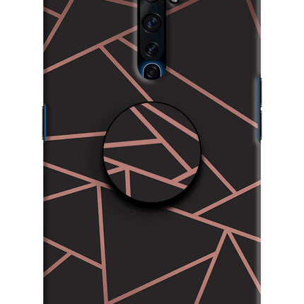 Geometric Pattern Oppo Reno2 Z Pop Case by Casekaro