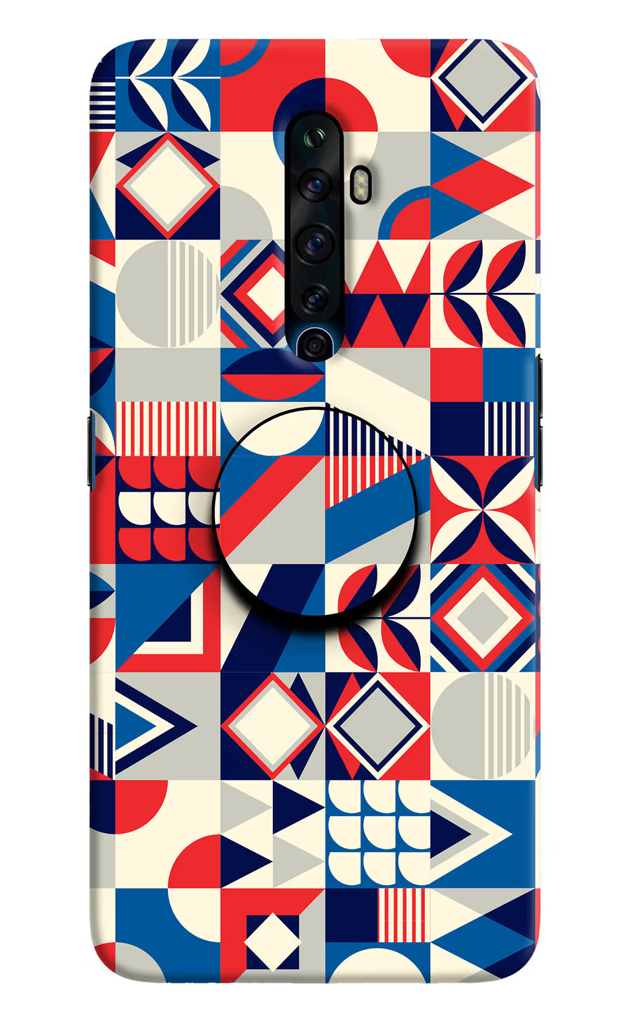 Colorful Pattern Oppo Reno2 Z Pop Case, Hard case