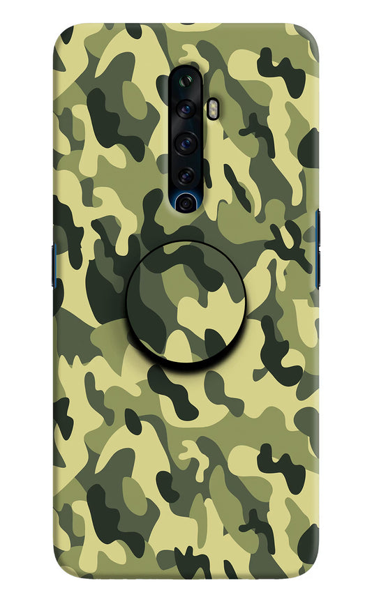 Camouflage Oppo Reno2 Z Pop Case by Casekaro